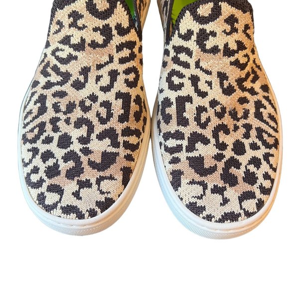 Rothy's The Sneaker Desert Cat Leopard Cheetah Animal Print Slip On Size… - Picture 9 of 16